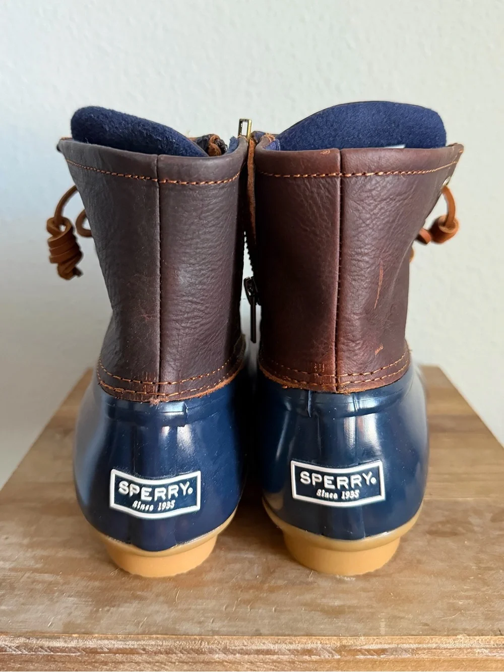 Sperry waterproof navy